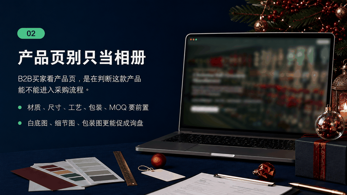 圣诞工艺品做外贸独立站,不能只把网站做得好看 配图 3