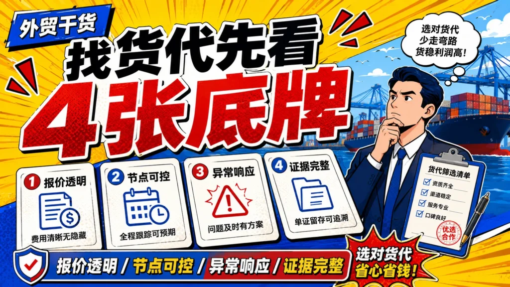 找货代最怕的不是价格贵，而是低价背后的风险