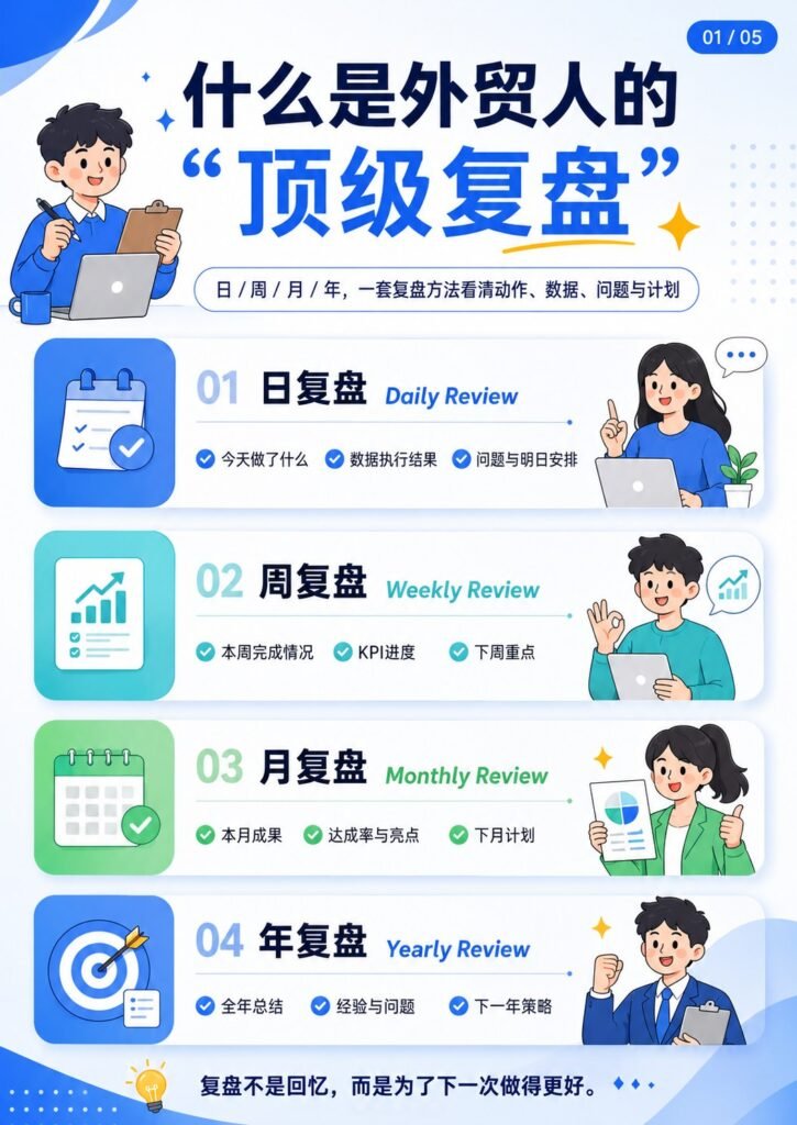 外贸复盘体系 - 顶级复盘总览