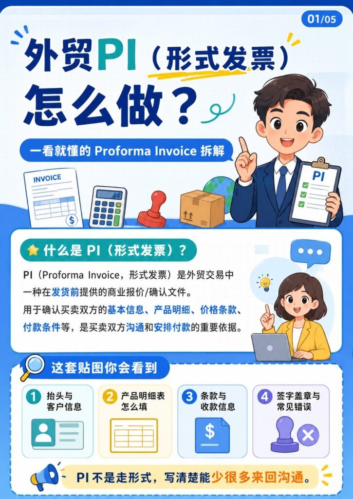 PI形式发票制作 - PI形式发票总览