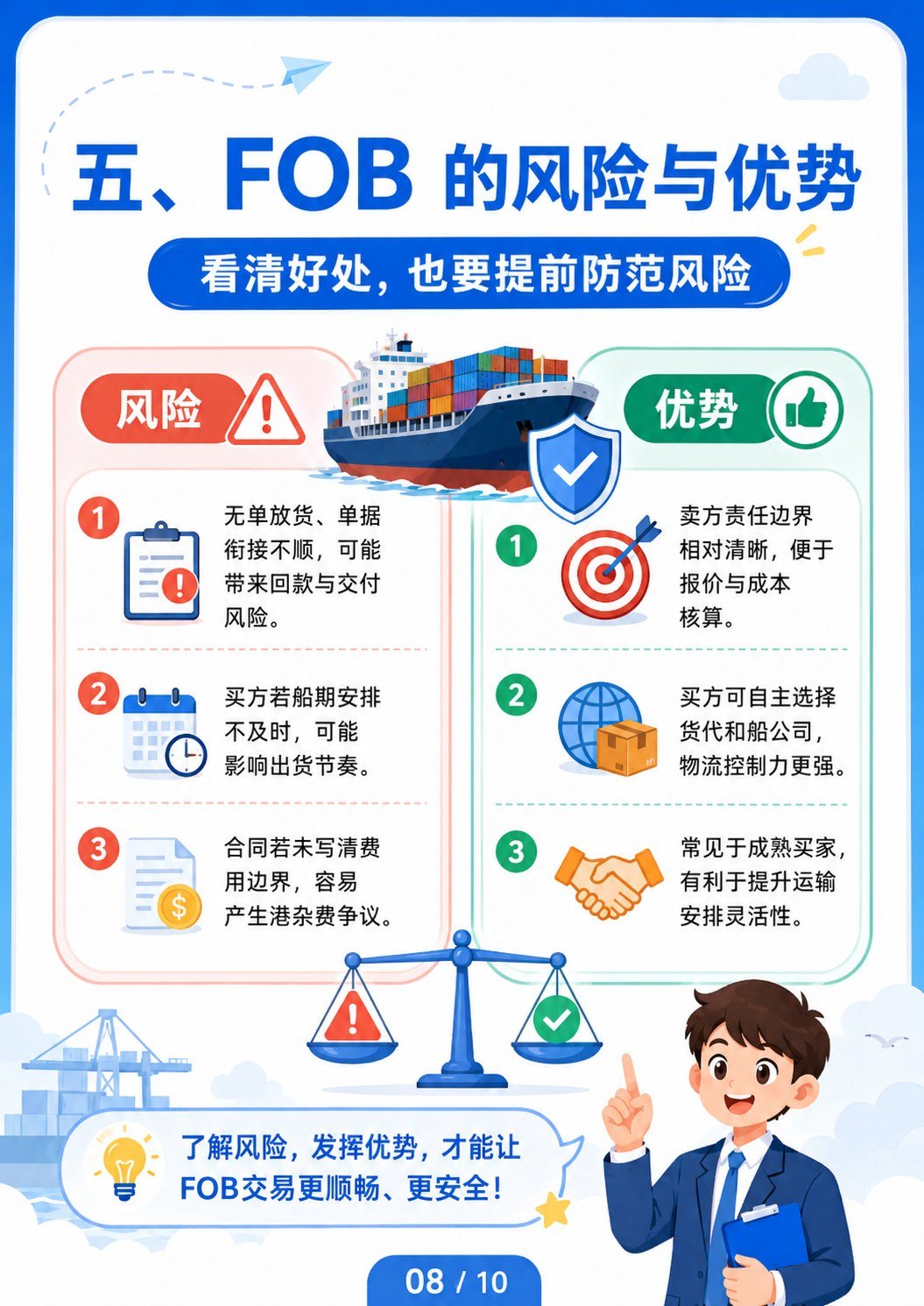 FOB交易方式详解 - FOB风险与优势