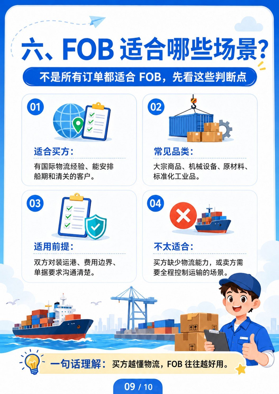 FOB交易方式详解 - FOB适合哪些场景
