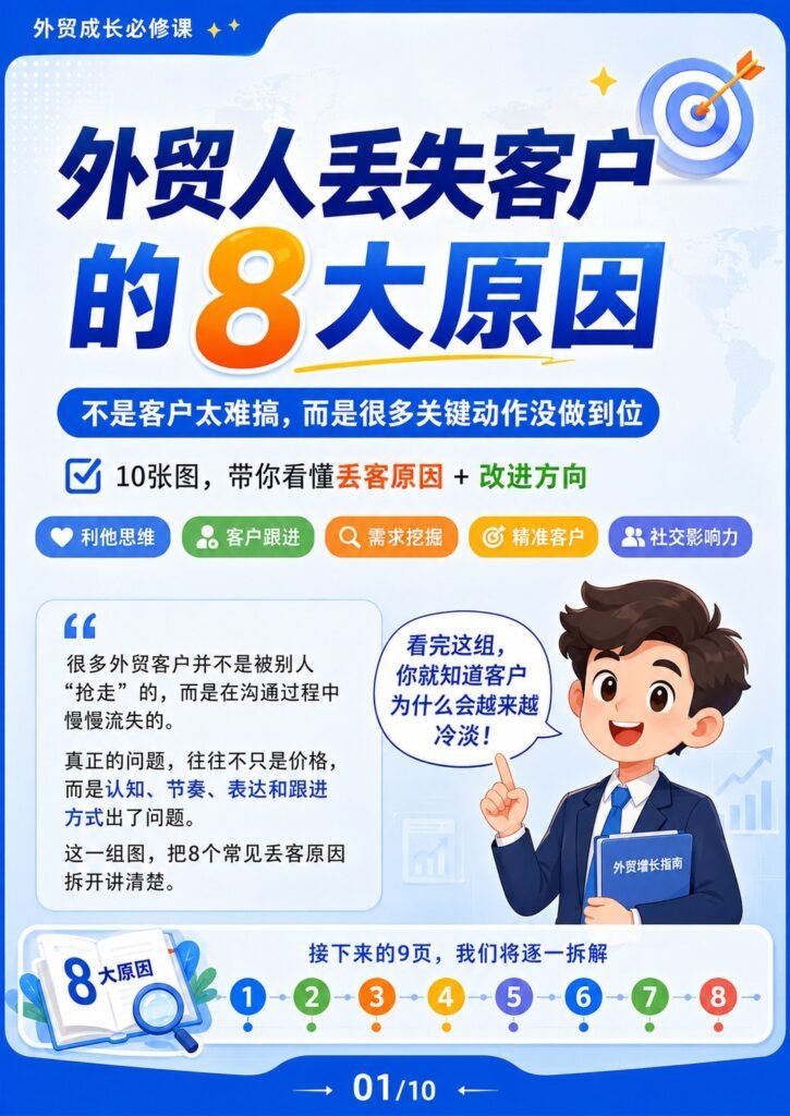 外贸客户流失原因 - 外贸人丢失客户8大原因