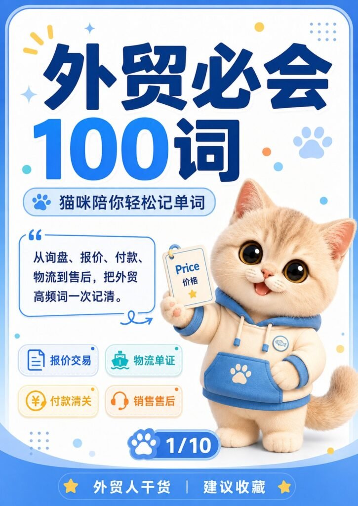 外贸必会100词 - 外贸必会100词封面