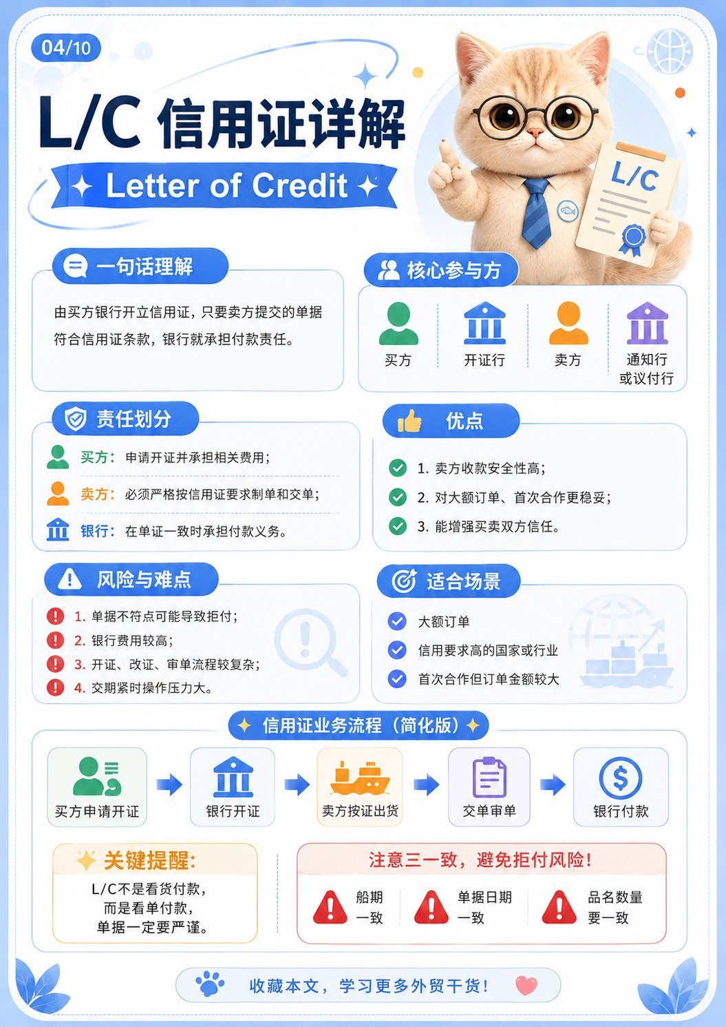 外贸常见付款方式 - LC信用证详解