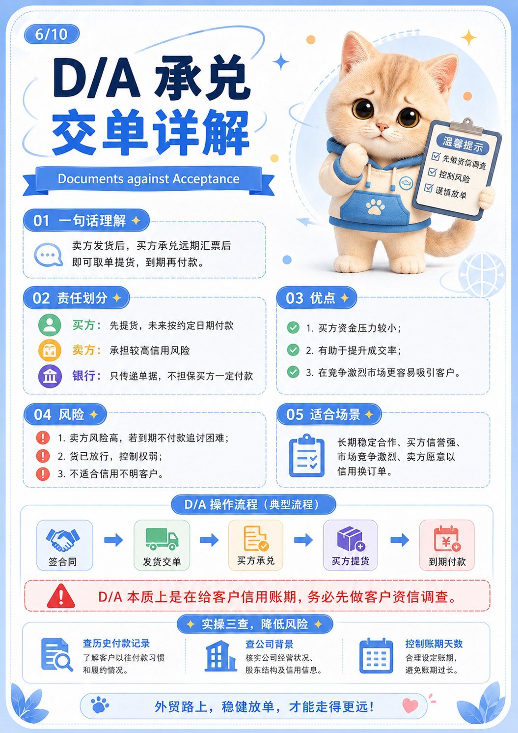 外贸常见付款方式 - DA承兑交单详解