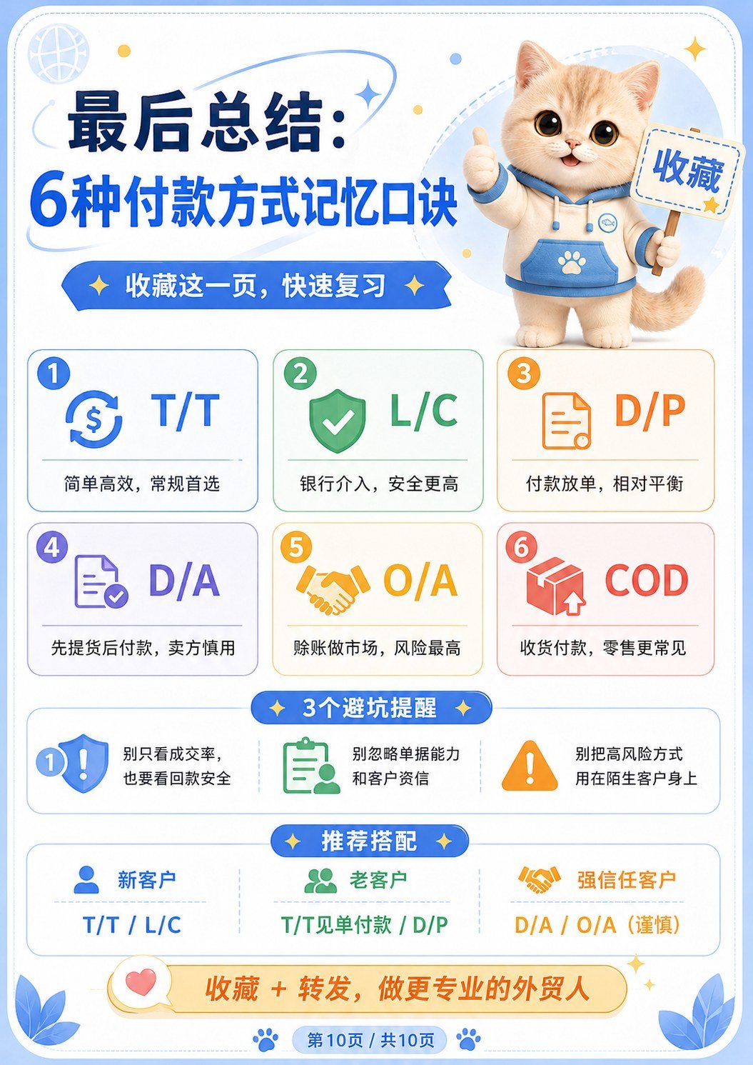外贸常见付款方式 - 6种付款方式记忆