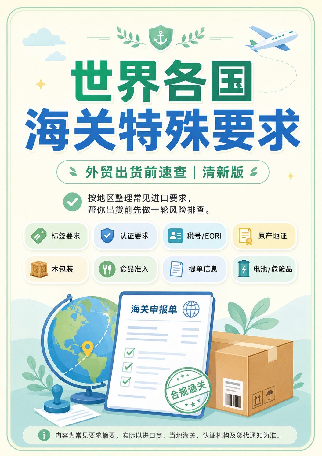 出口这些国家要注意 - 出口这些国家要注意:第 1 张