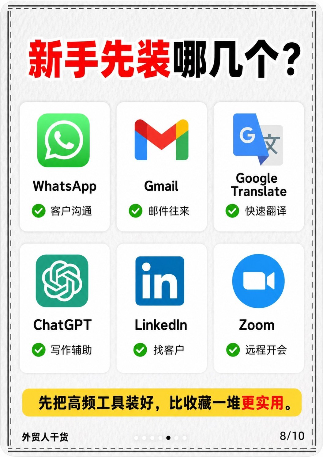 外贸人常用APP:聊天、开发、翻译、邮件、AI,一篇看懂 - 新手先装哪几个