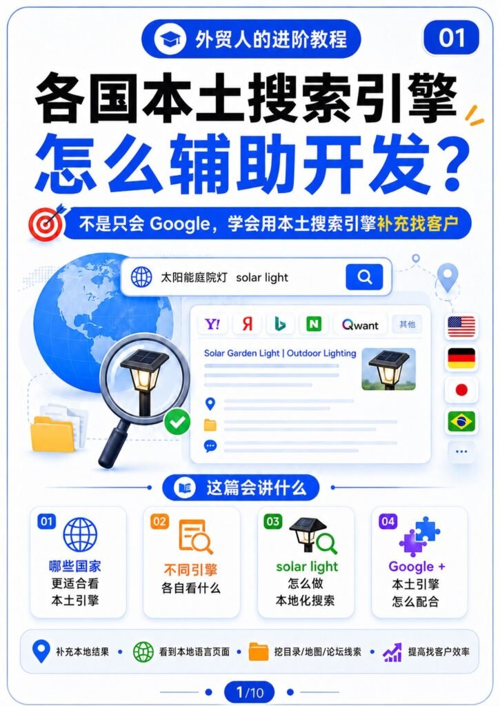 各国本土搜索引擎怎么辅助开发客户 - 各国本土搜索引擎怎么辅助开发客户：第 1 张