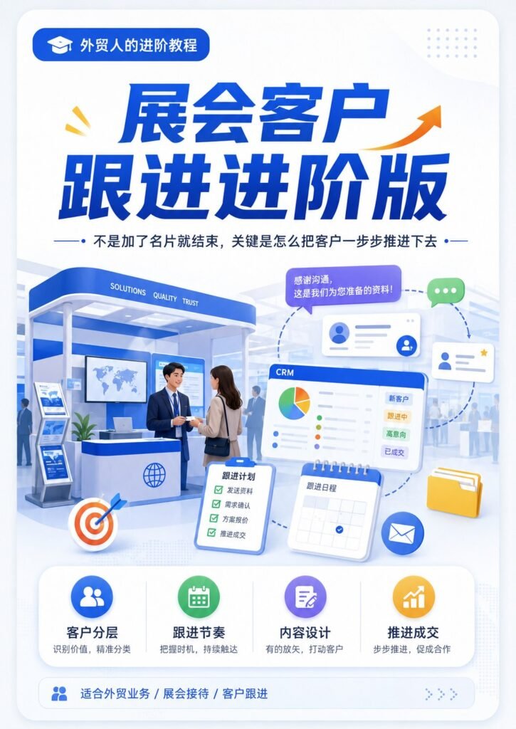 展会客户跟进进阶版 - 封面 展会客户跟进进阶版