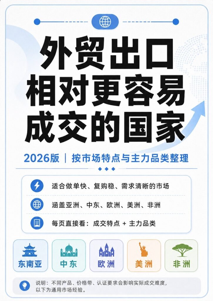 外贸哪些国家好成交 - 外贸哪些国家好成交：第 1 张