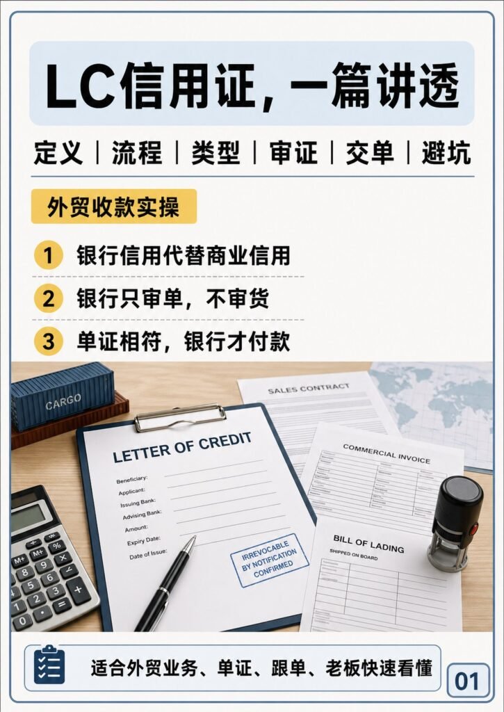 外贸新人必看：一组图看懂 L/C 信用证 - 外贸新人必看：一组图看懂 L/C 信用证：第 1 张