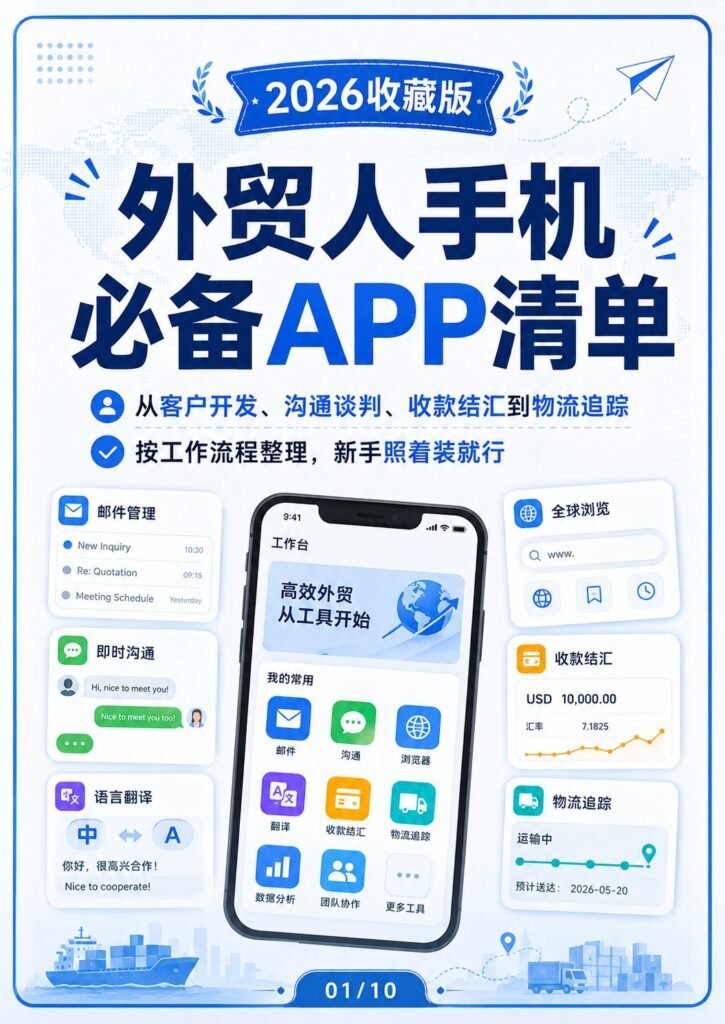 外贸新手先装这10个APP - 外贸新手先装这10个APP：第 1 张