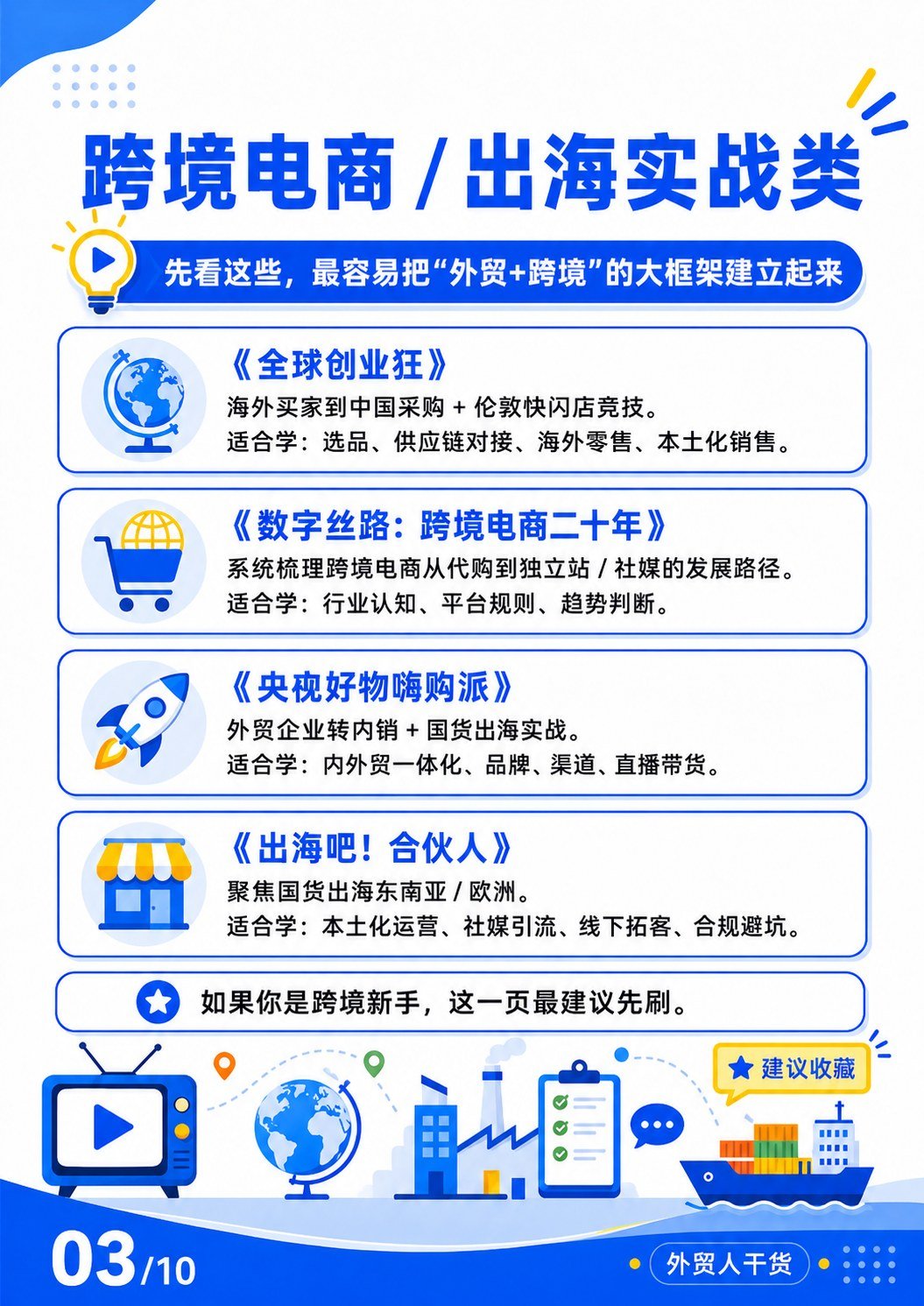 外贸综艺 - 跨境电商出海实战类