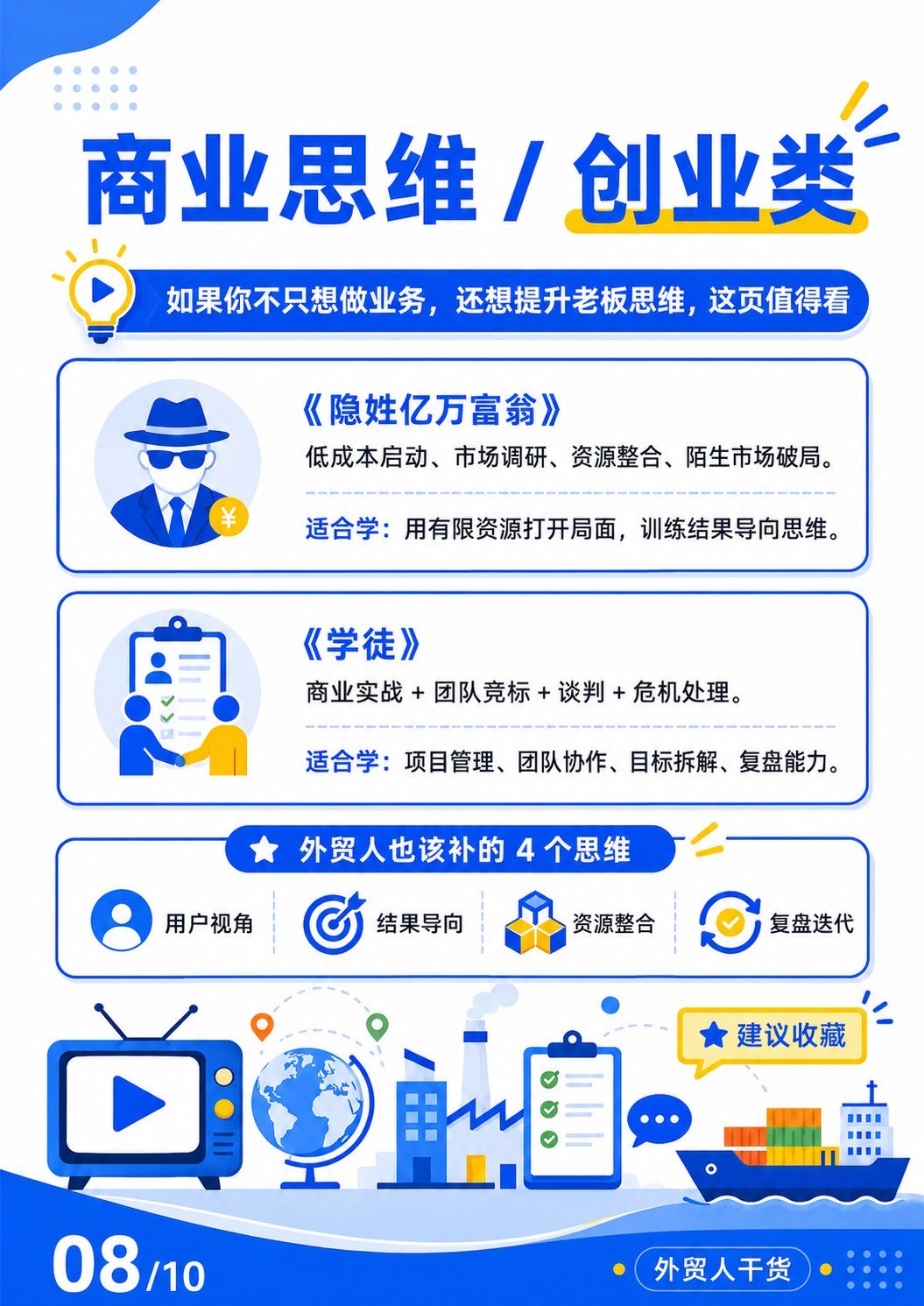 外贸综艺 - 商业思维创业类