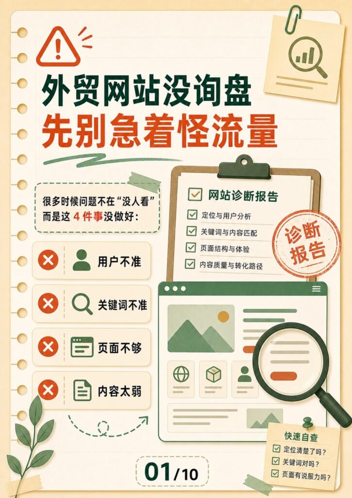 外贸网站为什么没有询盘 - 外贸网站为什么没有询盘：第 1 张