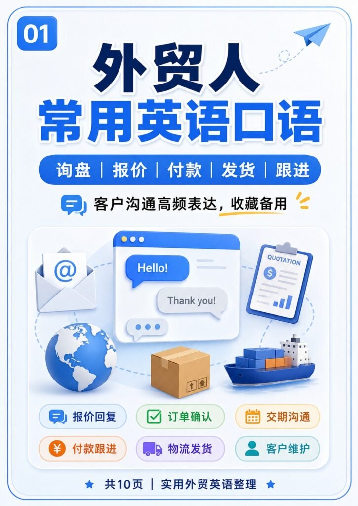 外贸英语口语 - 外贸英语口语：第 1 张