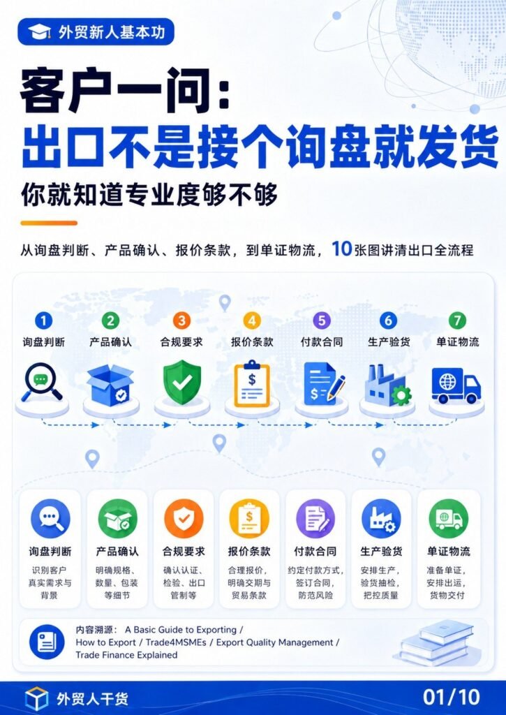 客户一问：出口不是接个询盘就发货，你就知道专业度够不够 - 客户一问 出口不是接个询盘就发货