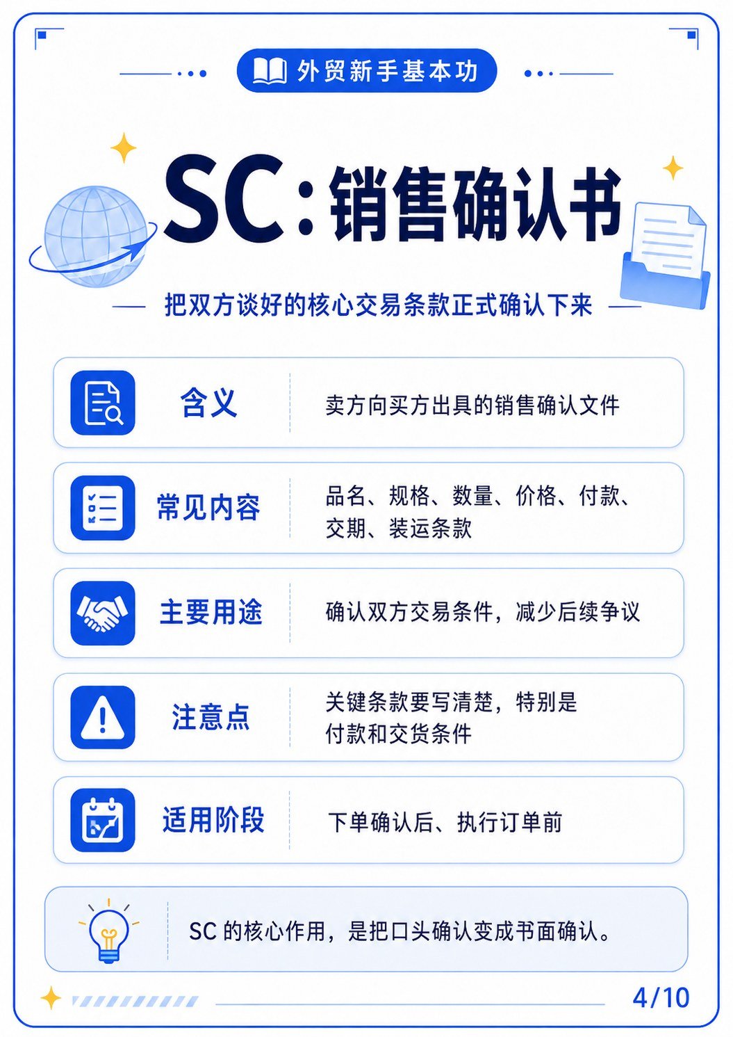 外贸单据术语大全,一文看懂!外贸必懂 - SC销售确认书