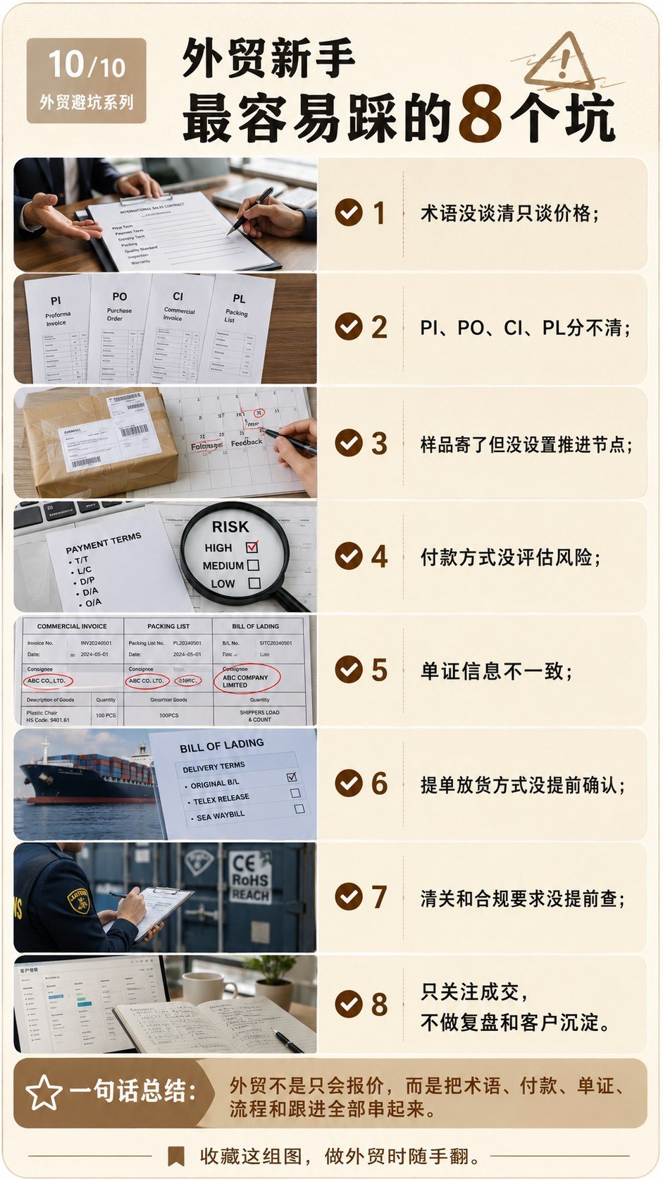 外贸基本知识:新手入门速查版 - 外贸基本知识 米色风