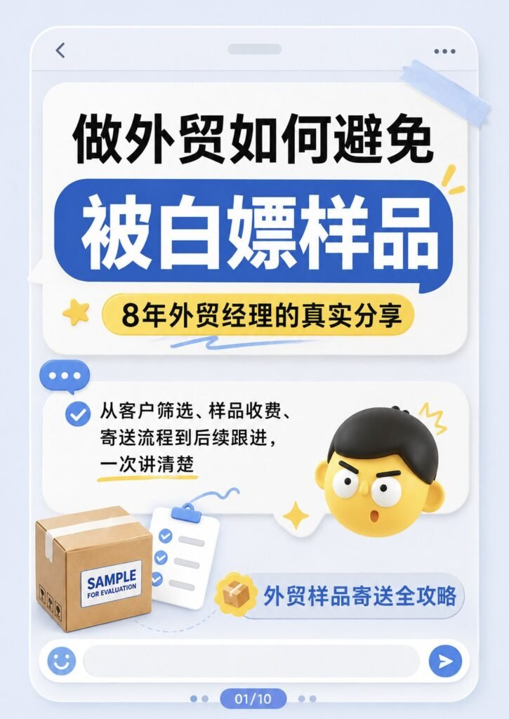做外贸如何避免被白嫖样品：外贸样品寄送全攻略 - 外贸样品寄送全攻略