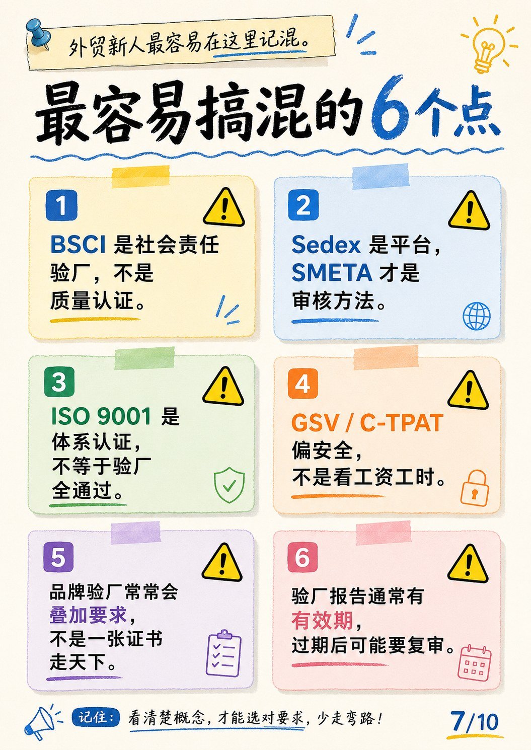 BSCI、Sedex、GSV、ISO… 验厂到底分几种? - 验厂分几种