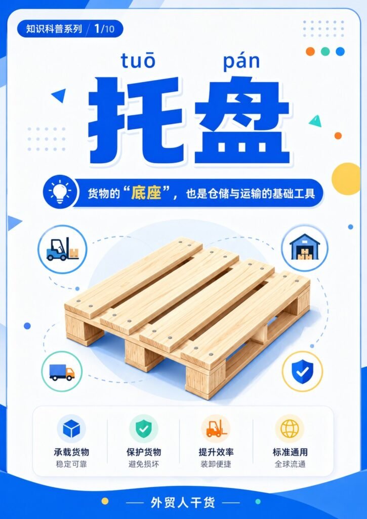 托盘是什么？外贸装柜和仓储都绕不开的基础知识 - 托盘 封面
