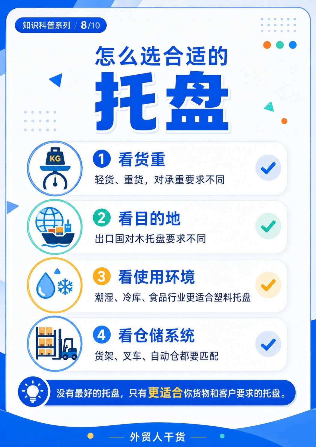 托盘是什么?外贸装柜和仓储都绕不开的基础知识 - 怎么选合适的托盘