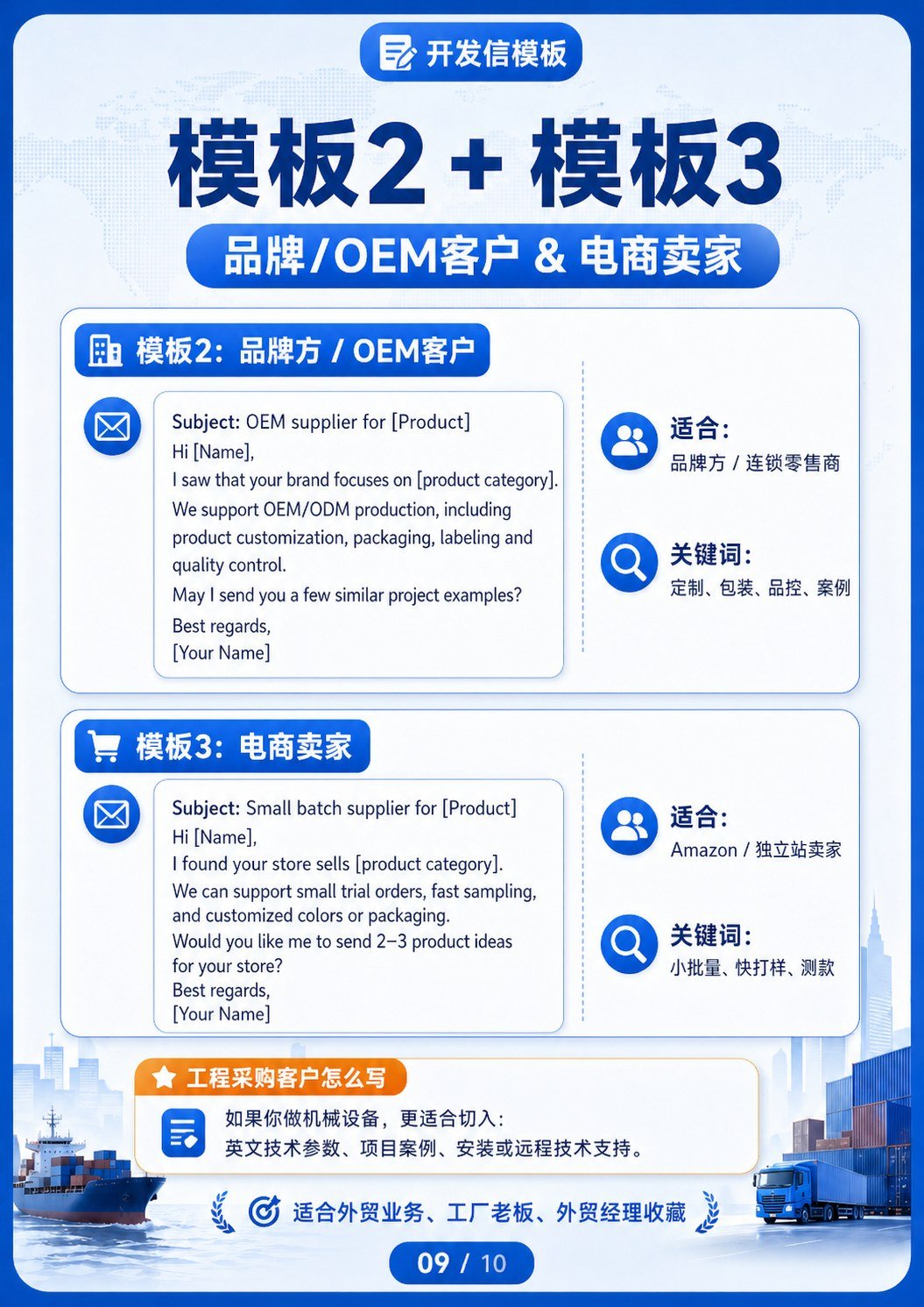 欧美B2B获客4渠道实战指南 - 品牌与电商卖家邮件:分别谈定制能力和小批量测试