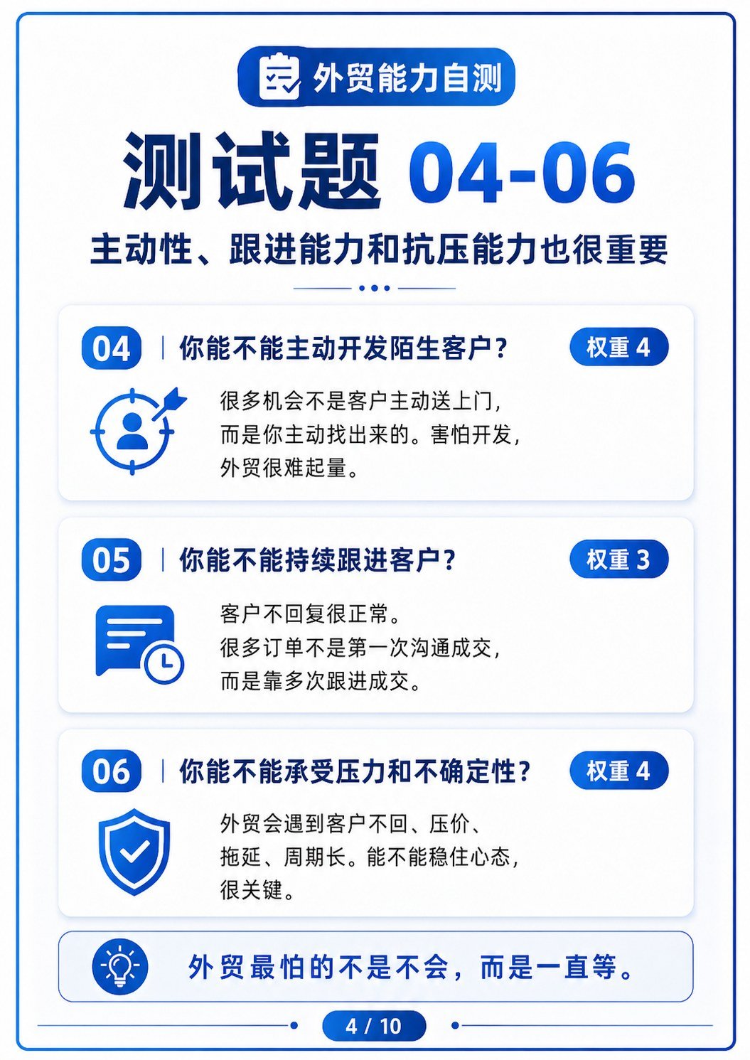 测一测你到底适不适合做外贸 - 测一测你到底适不适合做外贸:第 3 张