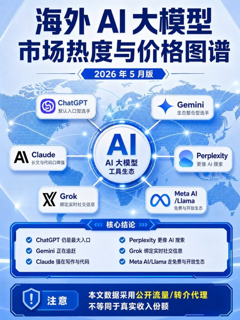 海外AI大模型市场 - 海外AI大模型市场：第 1 张