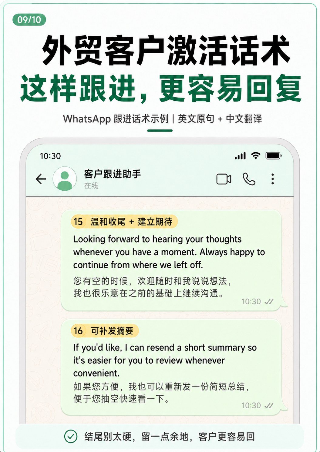 激活沉默外贸客户的实用话术库 - 激活沉默外贸客户的实用话术库:第 9 张