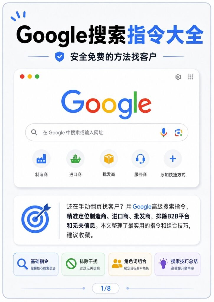 这套Google找客户方法太狠了 - 这套Google找客户方法太狠了：第 1 张